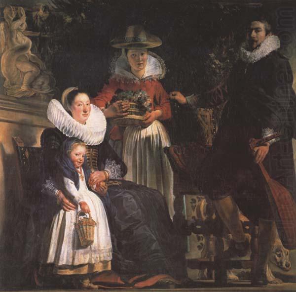 Jacob Jordaens The Artst and his Family (mk45) china oil painting image